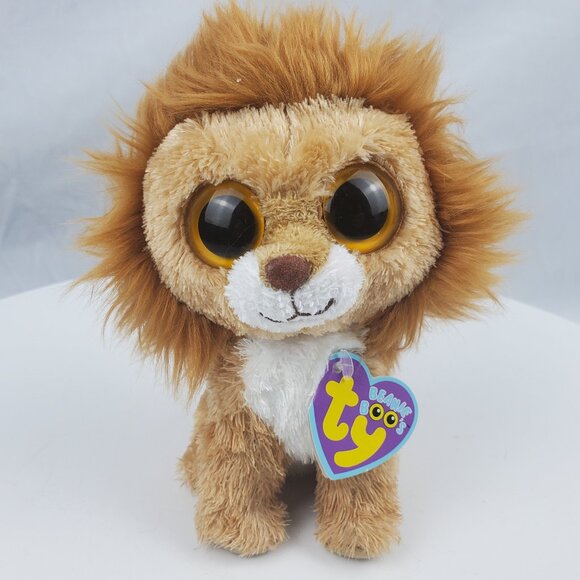 TY BEANIE BOOS KING the 6" LION NWT